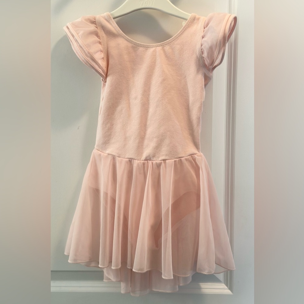 Pink Ballet Dress with Tulle Skirt Size S